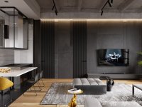 工業(yè)風格家居裝修裝飾室內(nèi)設(shè)計效果-A507-2