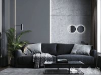 工業(yè)風格家居裝修裝飾室內(nèi)設(shè)計效果-A507-7