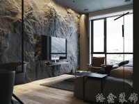 工業(yè)風格家居裝修裝飾室內設計效果-A508-4
